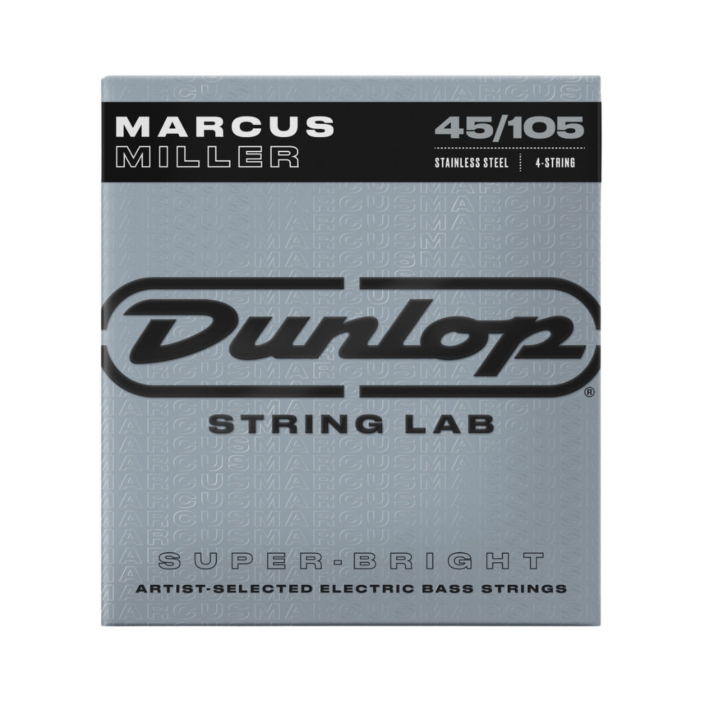 Dunlop Marcus Miller Super-Bright Stainless Steel 45-105 Bass Strings - Long Scale