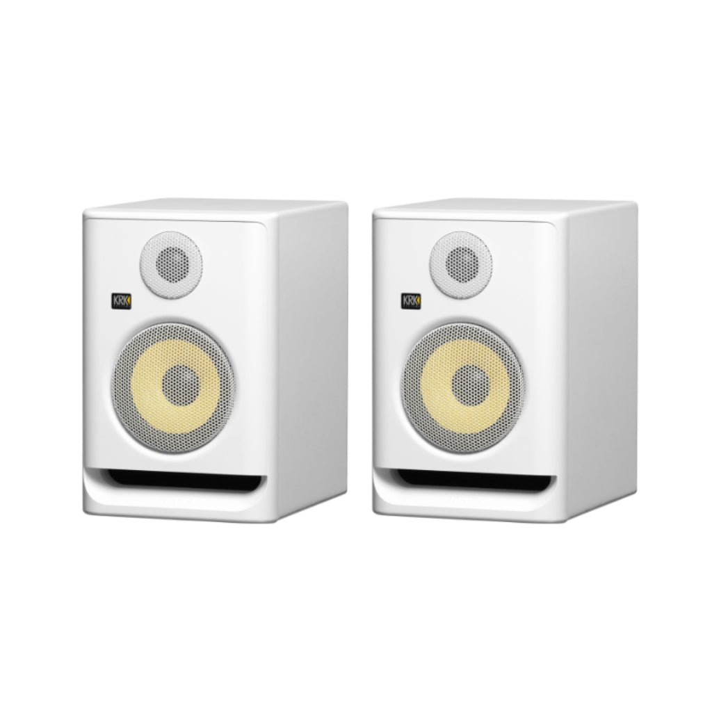 KRK ROKIT 5 G5 Powered Studio Monitor - White, Pair