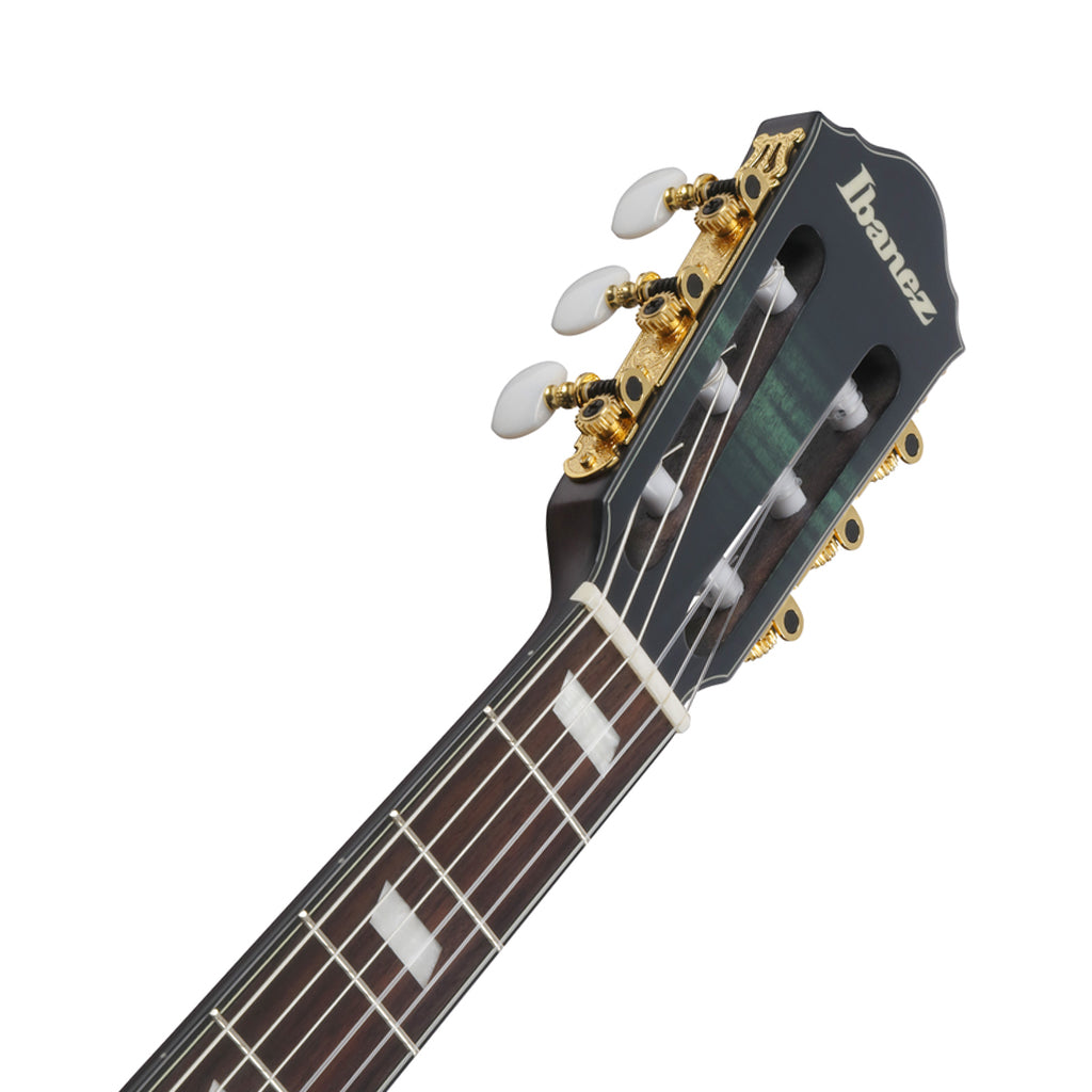 Ibanez FRH20FMN Nylon String Guitar Flamed Maple - Deep Emerald Green Low Gloss