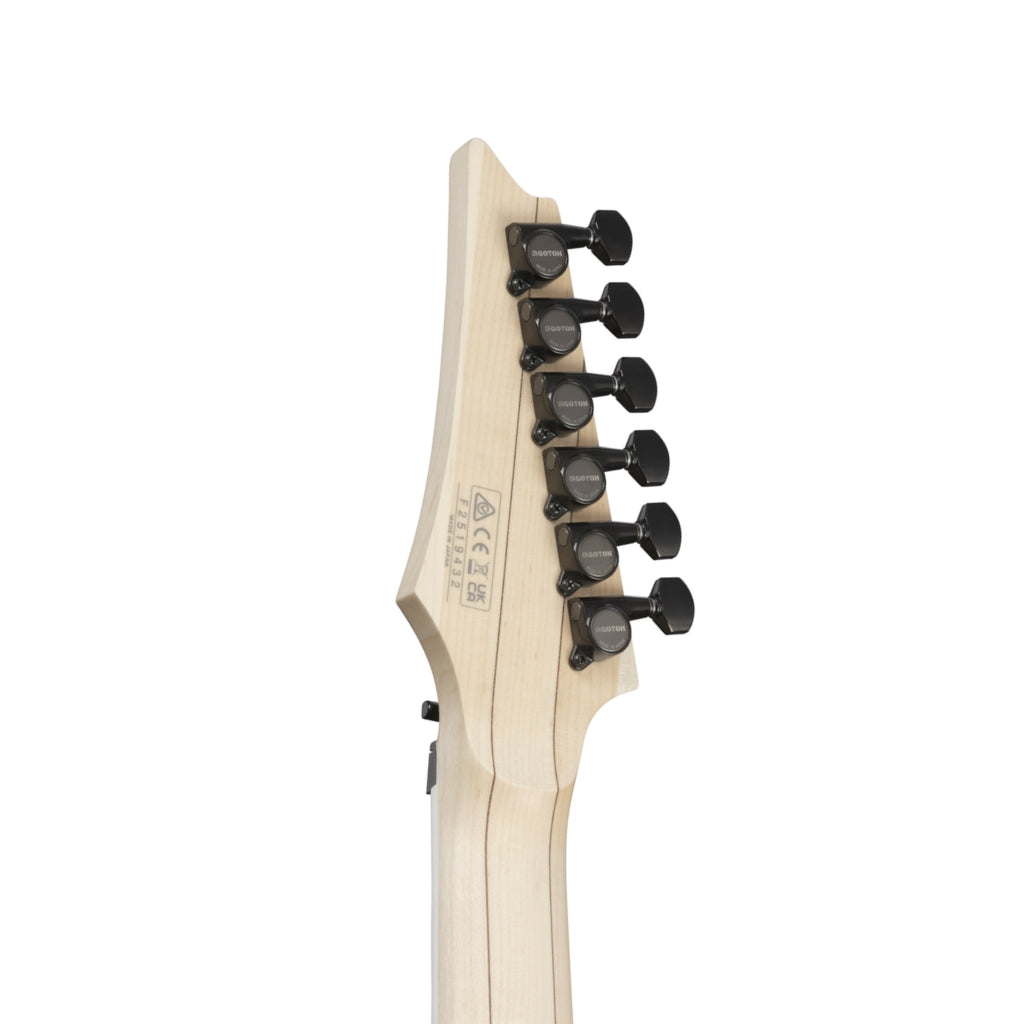 Ibanez - Prestige RG653DX Electric Guitar - Transparent Deep Blue Flat