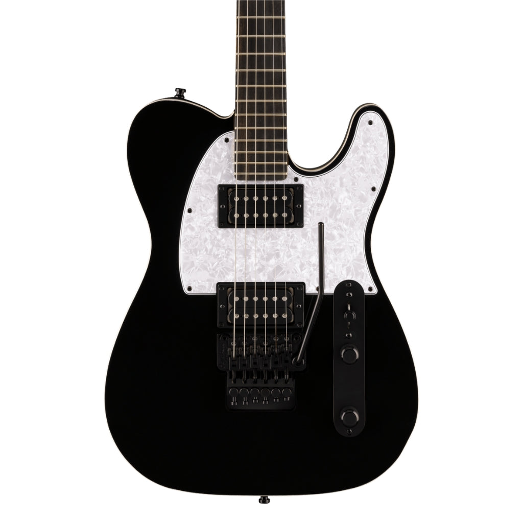Fender - Limited Edition Player Fusion Telecaster HH Floyd Rose Electric Guitar - Black, Ebony Fingerboard