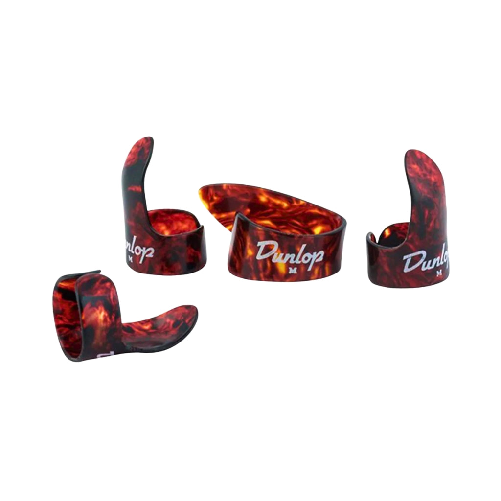 Jim Dunlop Shell Fingerpicks and Thumbpick Pack - Medium