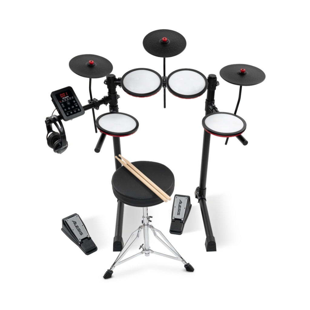 Alesis - Turbo Max All-in-One - 7-Piece Electronic Drum Kit for New Drummers