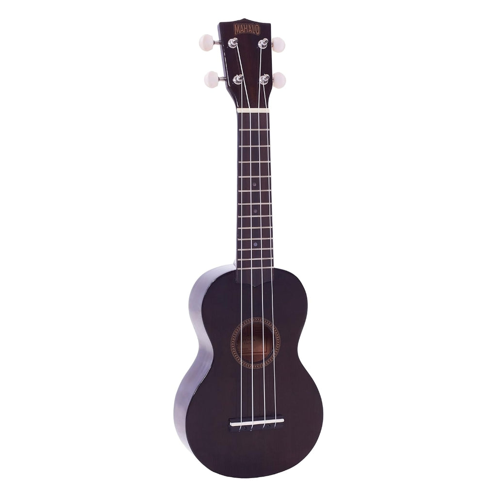 Mahalo - MJ1TBK Java Series Soprano Ukulele - Transparent Black