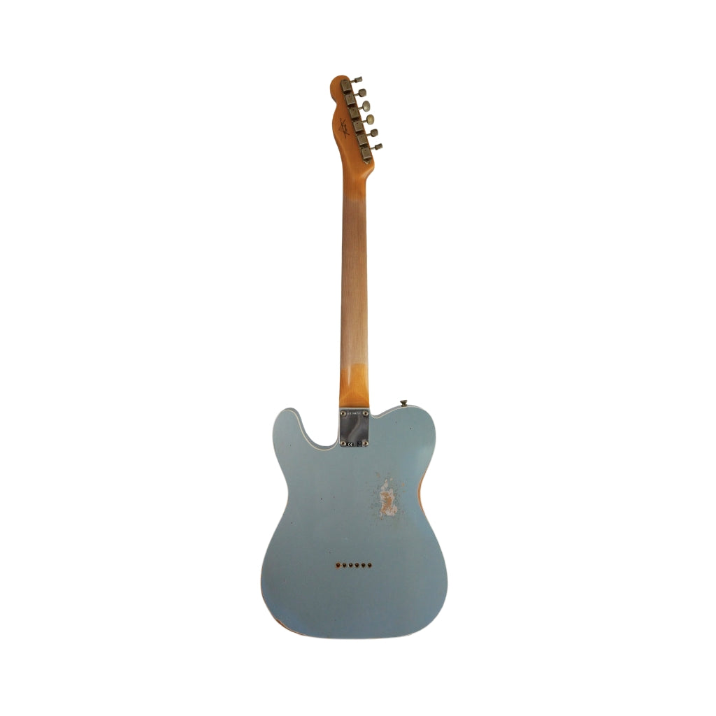 Fender Custom Shop 1963 Telecaster Custom CuNiFe Relic - Aged Blue Ice Metallic