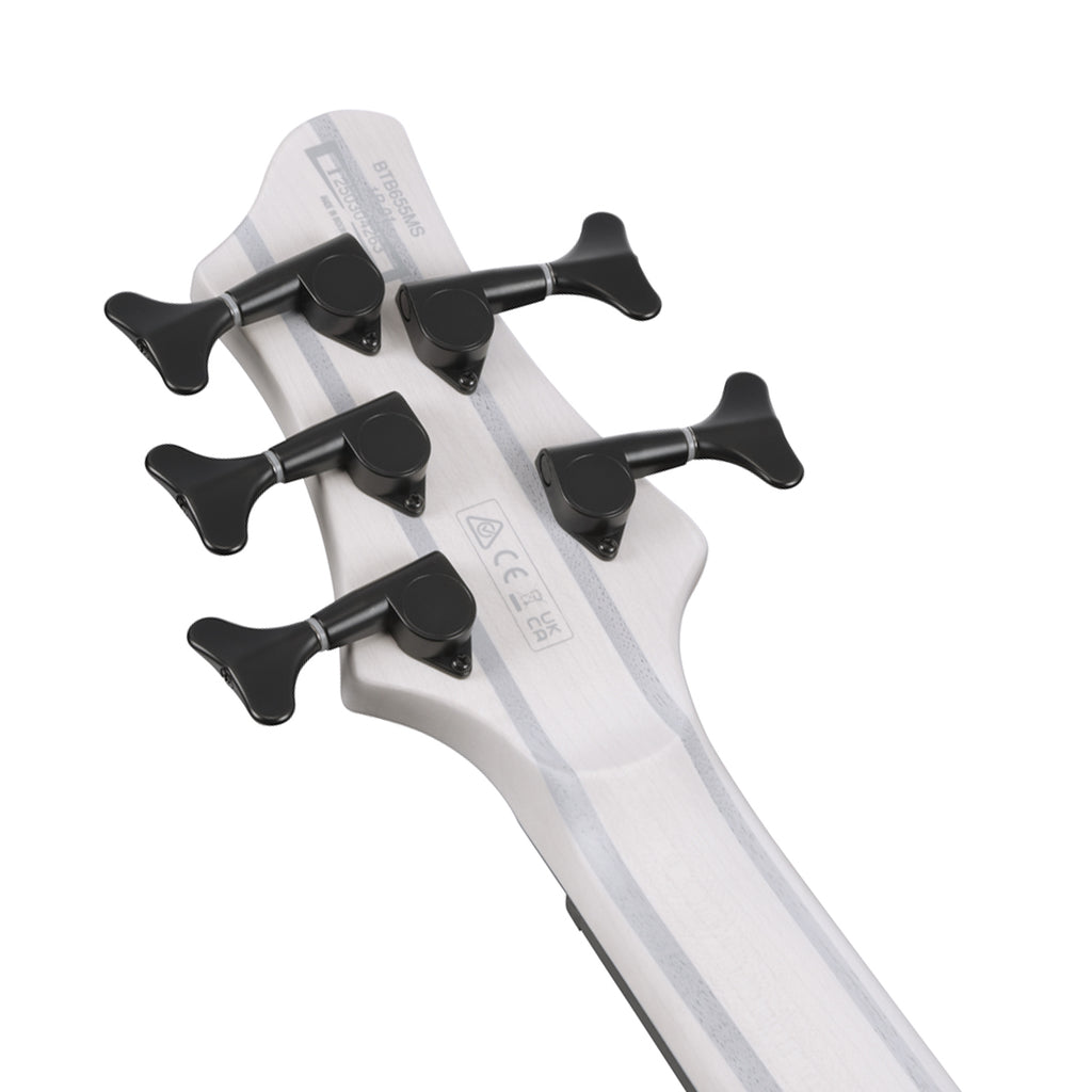 Ibanez Bass Workshop BTB865MS 5-String Bass - Transparent White Flat
