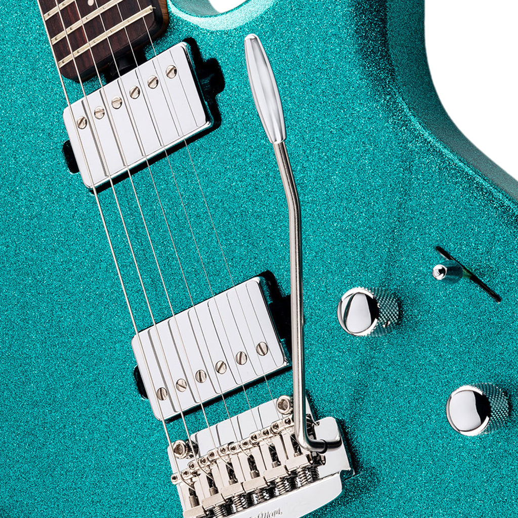 Ernie Ball Music Man Luke 3 HSS Rosewood Fretboard - Sea Water Sparkle