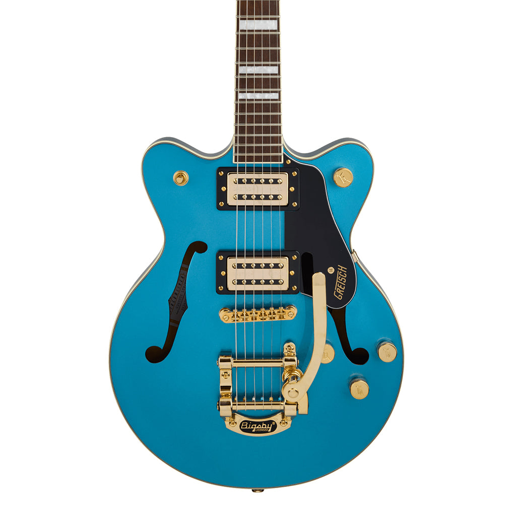 Gretsch Limited Edition G2655TG Streamliner Centre Block Jr Doublecut with Bigsby Electric Guitar Laurel Fingerboard Riviera Blue