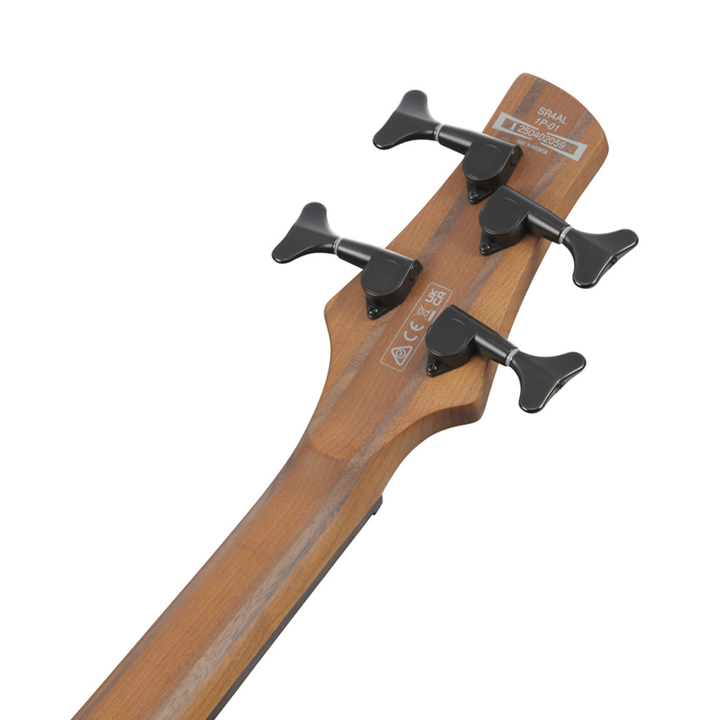 Ibanez SR500AL Left Handed Electric Bass Bartolini Pickups - Mahogany Brown Burst Low Gloss