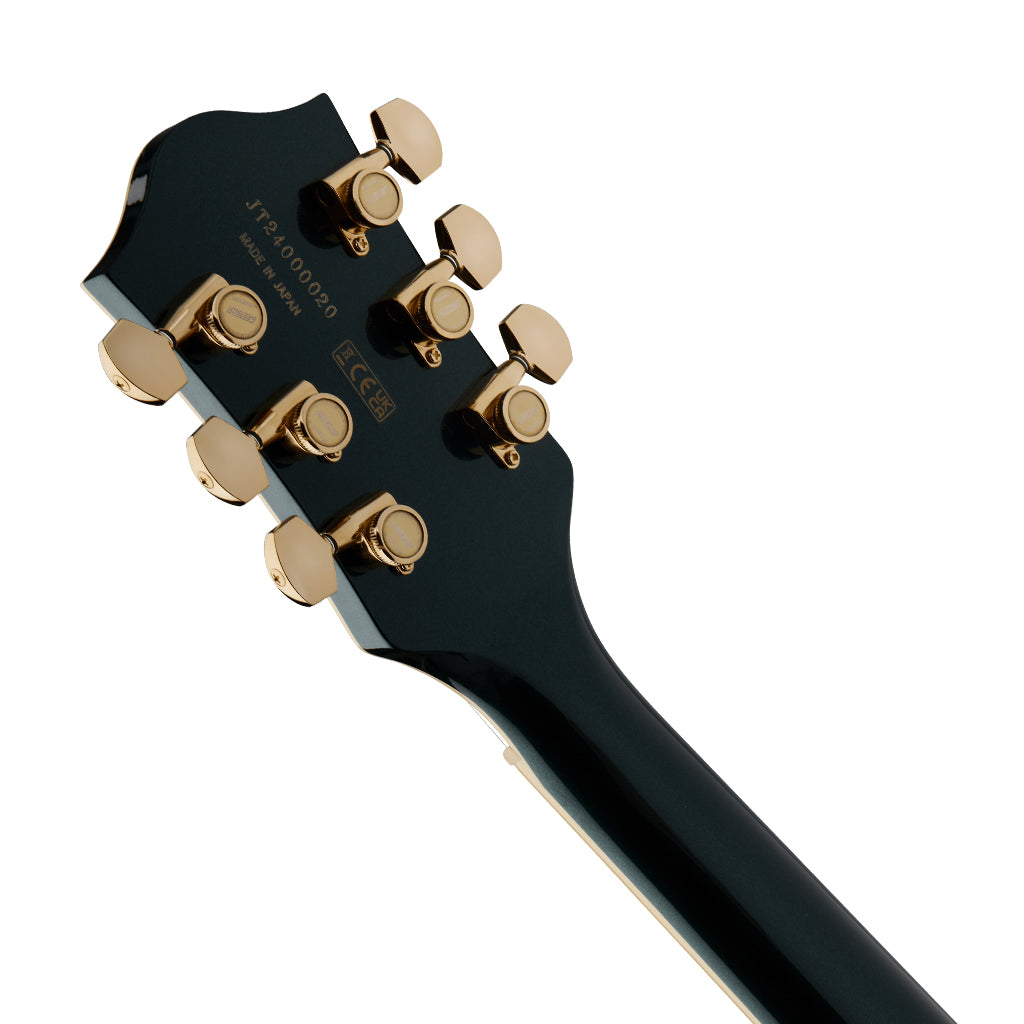 Gretsch Broadkaster LX Center Block with String Thru Bigsby & Gold Hardware Cadillac Green Ebony Fingerboard