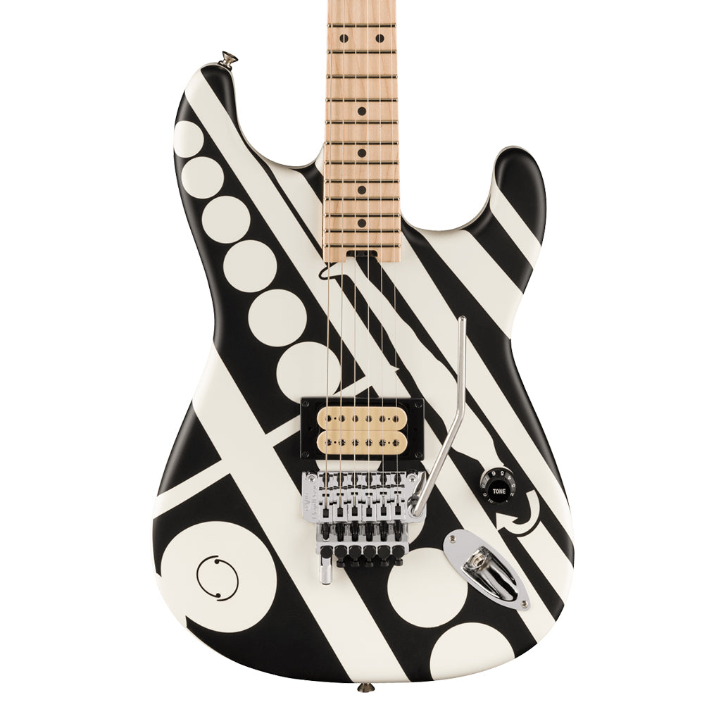 EVH Striped Series Circles White and Black