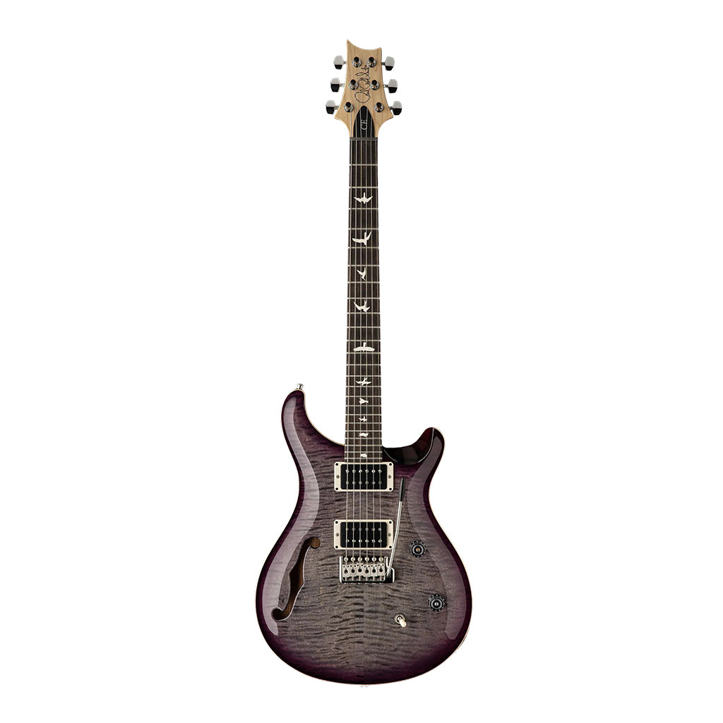 PRS CE24 Semi Hollow Faded Grey Purple Burst