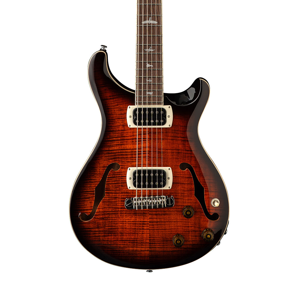PRS SE Ed Sheeran Hollowbody I Piezo Baritone Electric Guitar - Orange Tiger Smokeburst