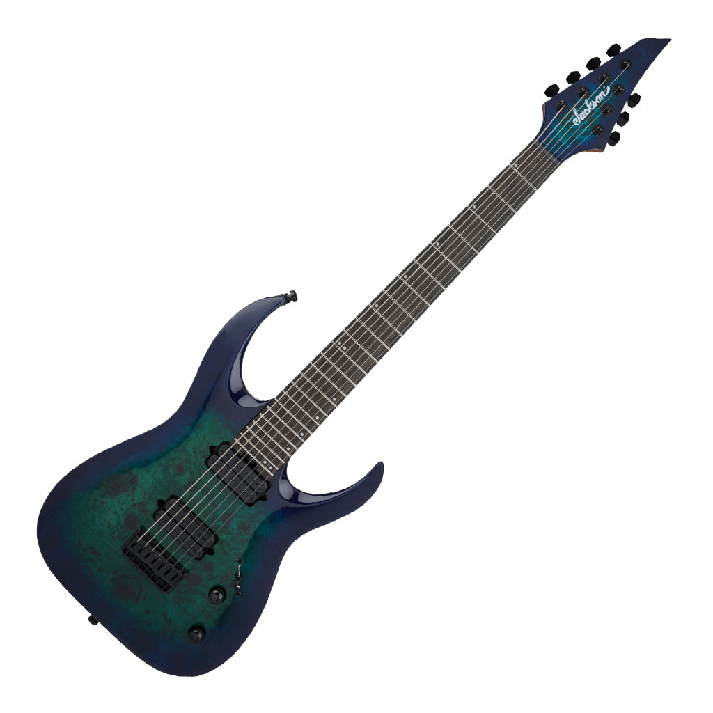 Jackson Pro Series Misha Mansoor Juggernaut HT7P Electric Guitar Chlorine Burst Ebony Fingerboard