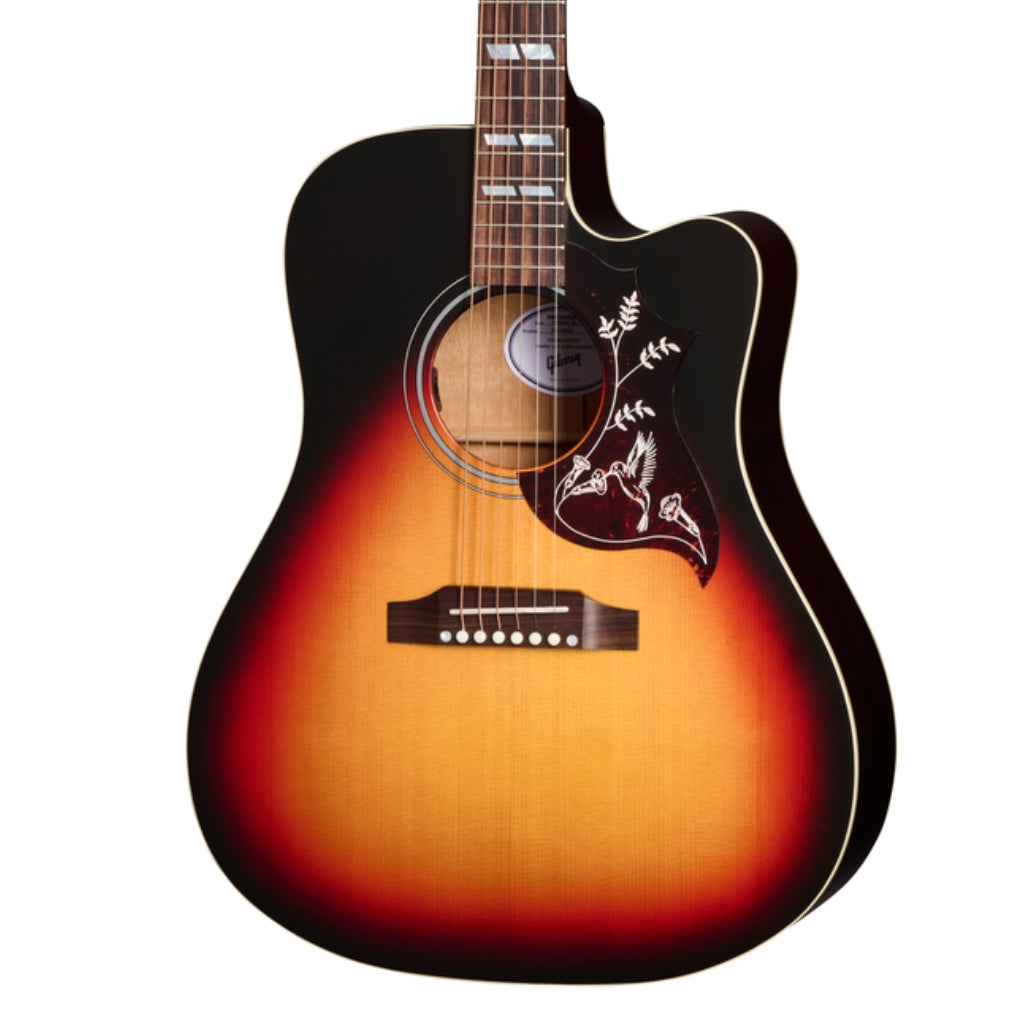 Gibson - Hummingbird Studio EC Acoustic Guitar - Tri Burst Satin