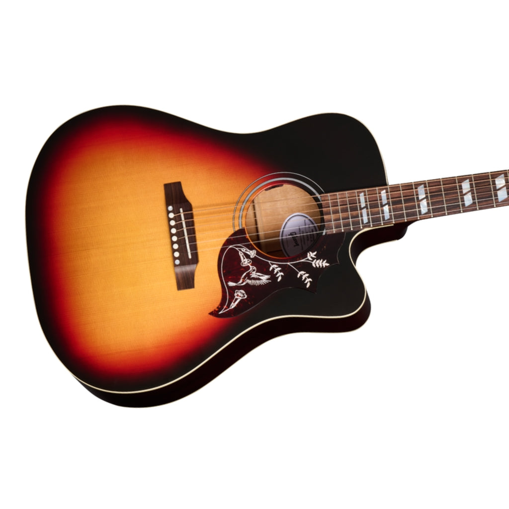 Gibson - Hummingbird Studio EC Acoustic Guitar - Tri Burst Satin