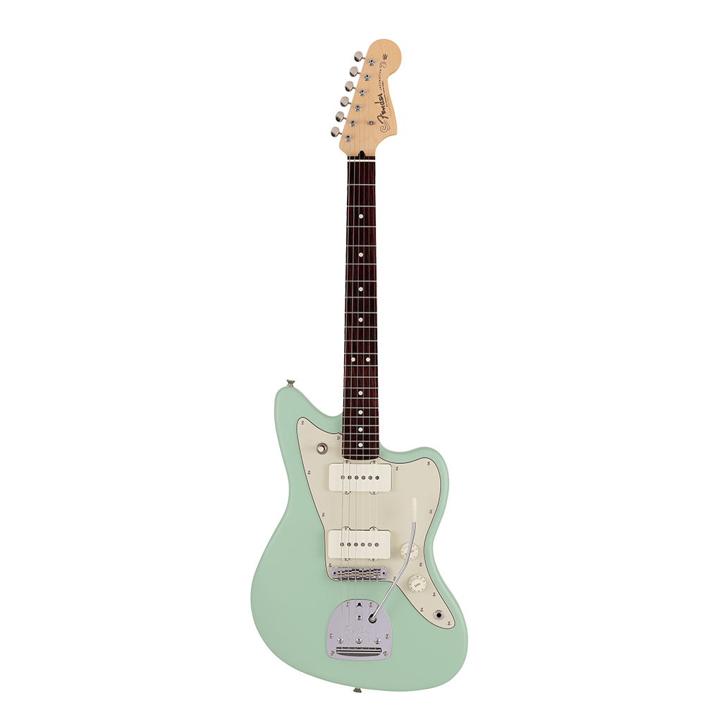 Fender Made in Japan Junior Collection Jazzmaster Rosewood Fingerboard Satin Surf Green