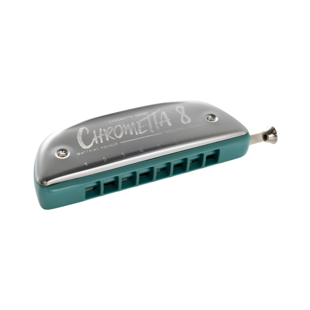 Hohner Chrometta 8 Colour Edition Harmonica - C top front