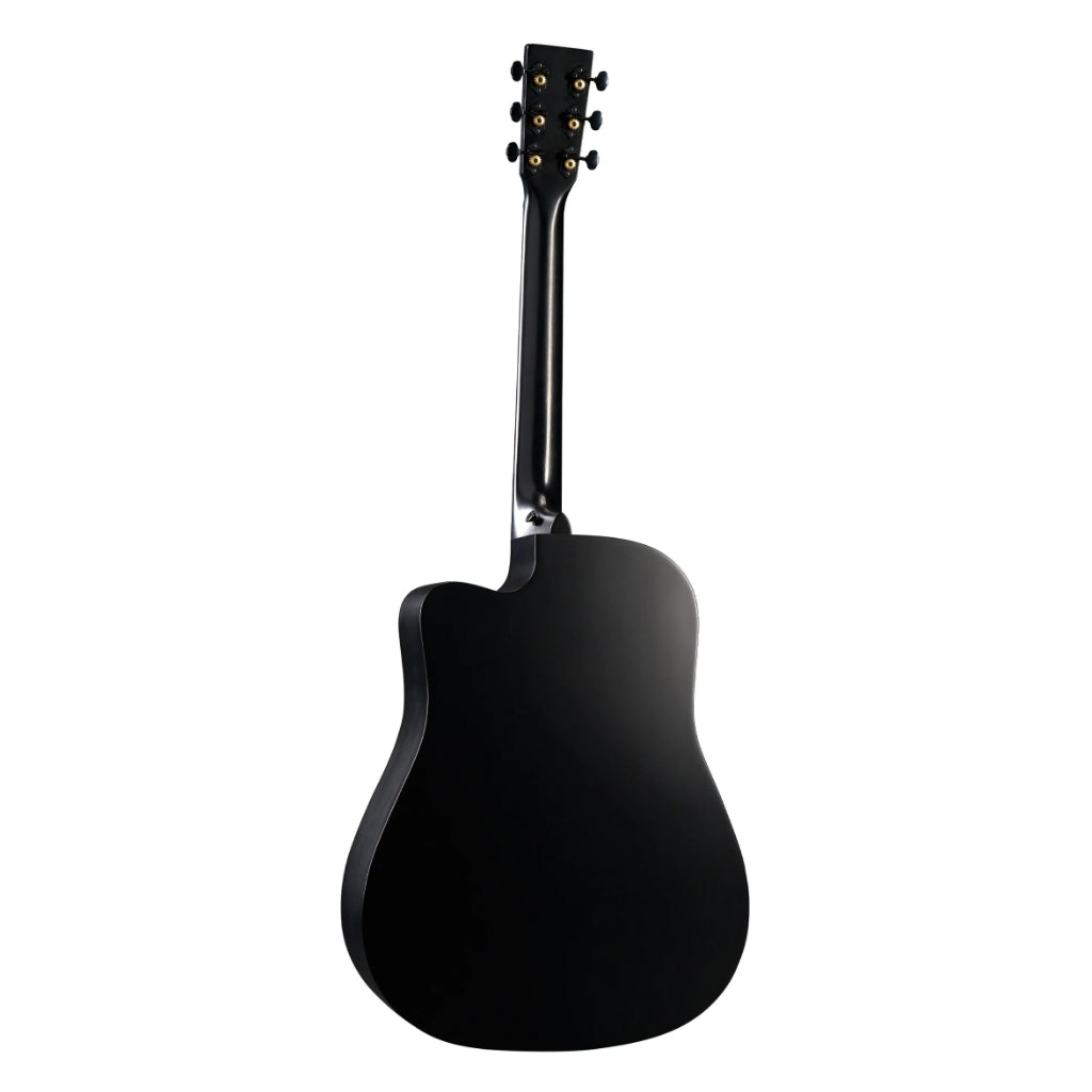 Martin Road Series DC-10E Modern Black Acoustic-Electric Guitar