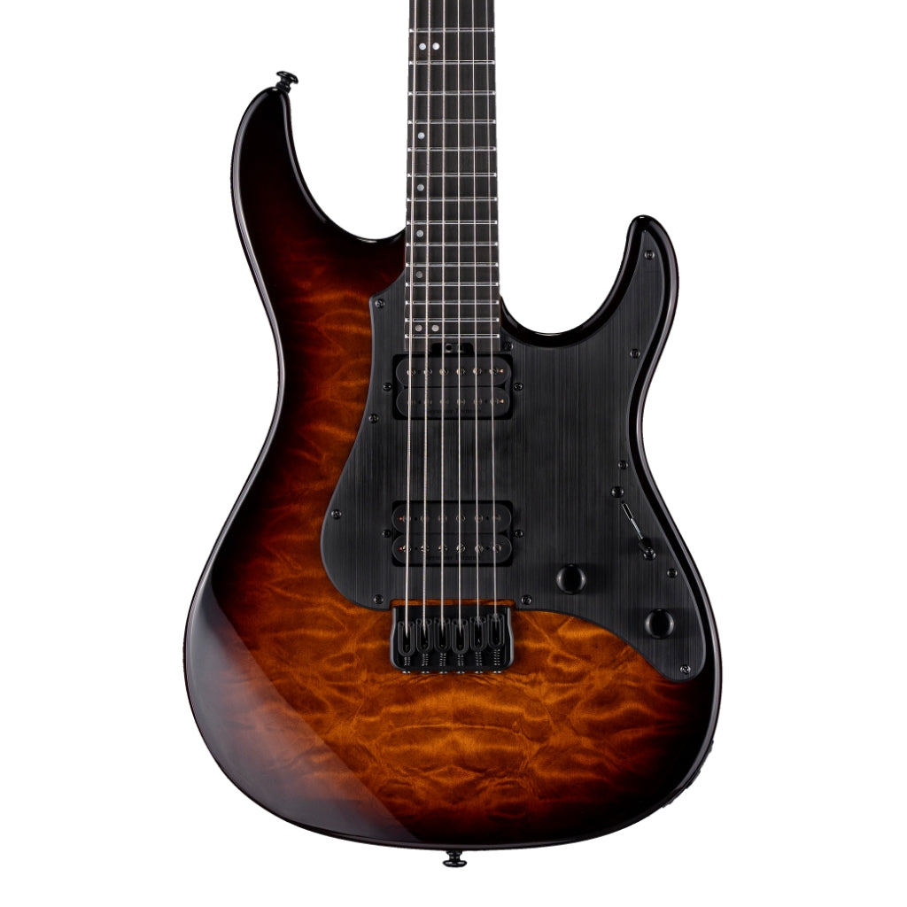 ESP LTD - Deluxe SN-1000 HT Electric Guitar - Dark Brown Sunburst