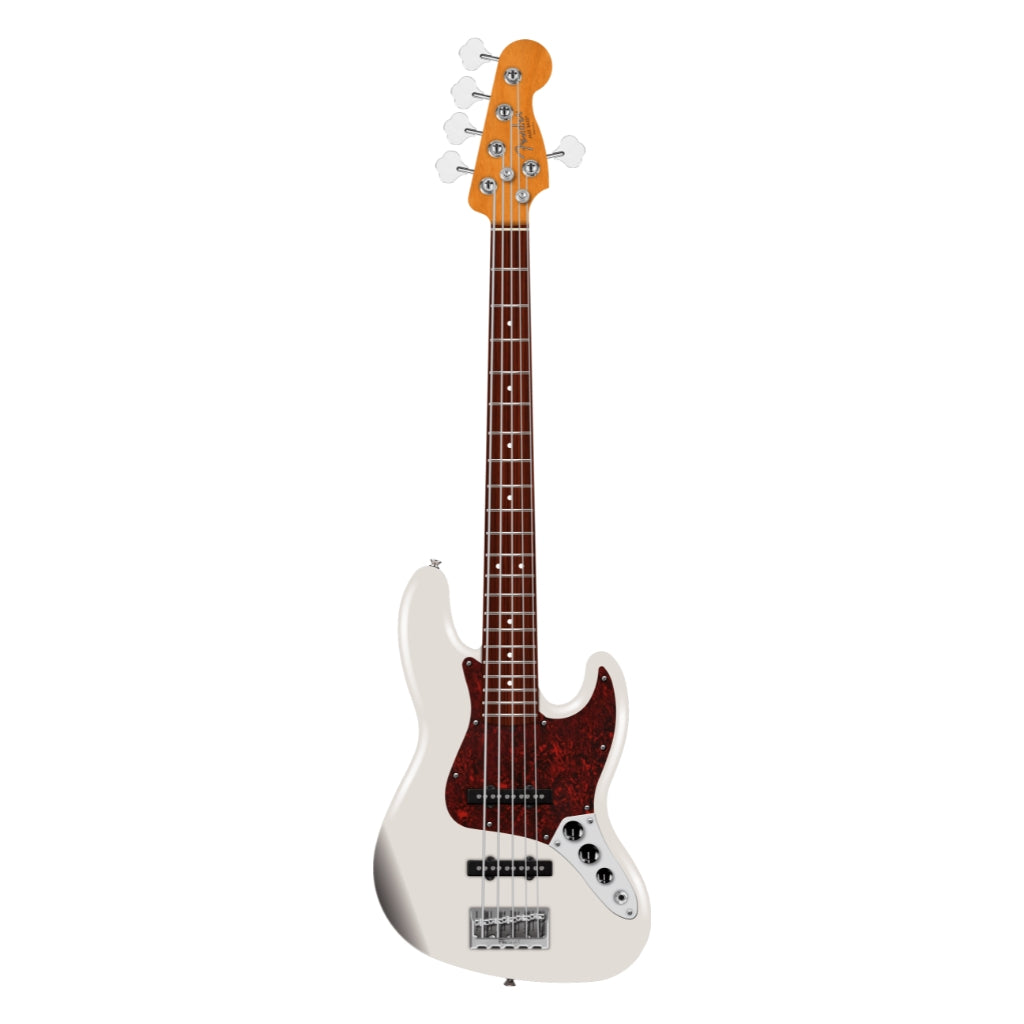 Fender American Professional Jazz Bass V Guitar - 3-Color Sunburst, Rosewood Fingerboard