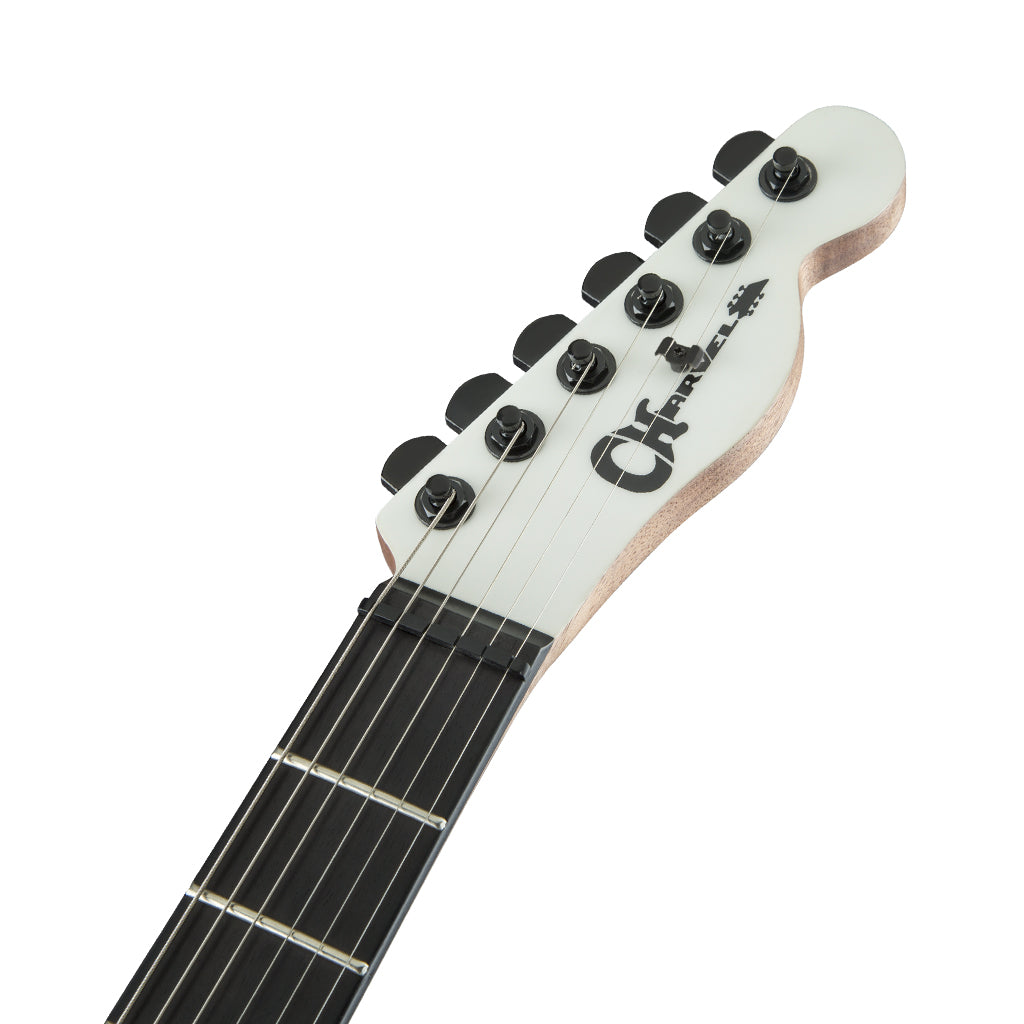 Charvel Joe Duplantier Pro Mod San Dinas S2 - Satin White - Ebony FB