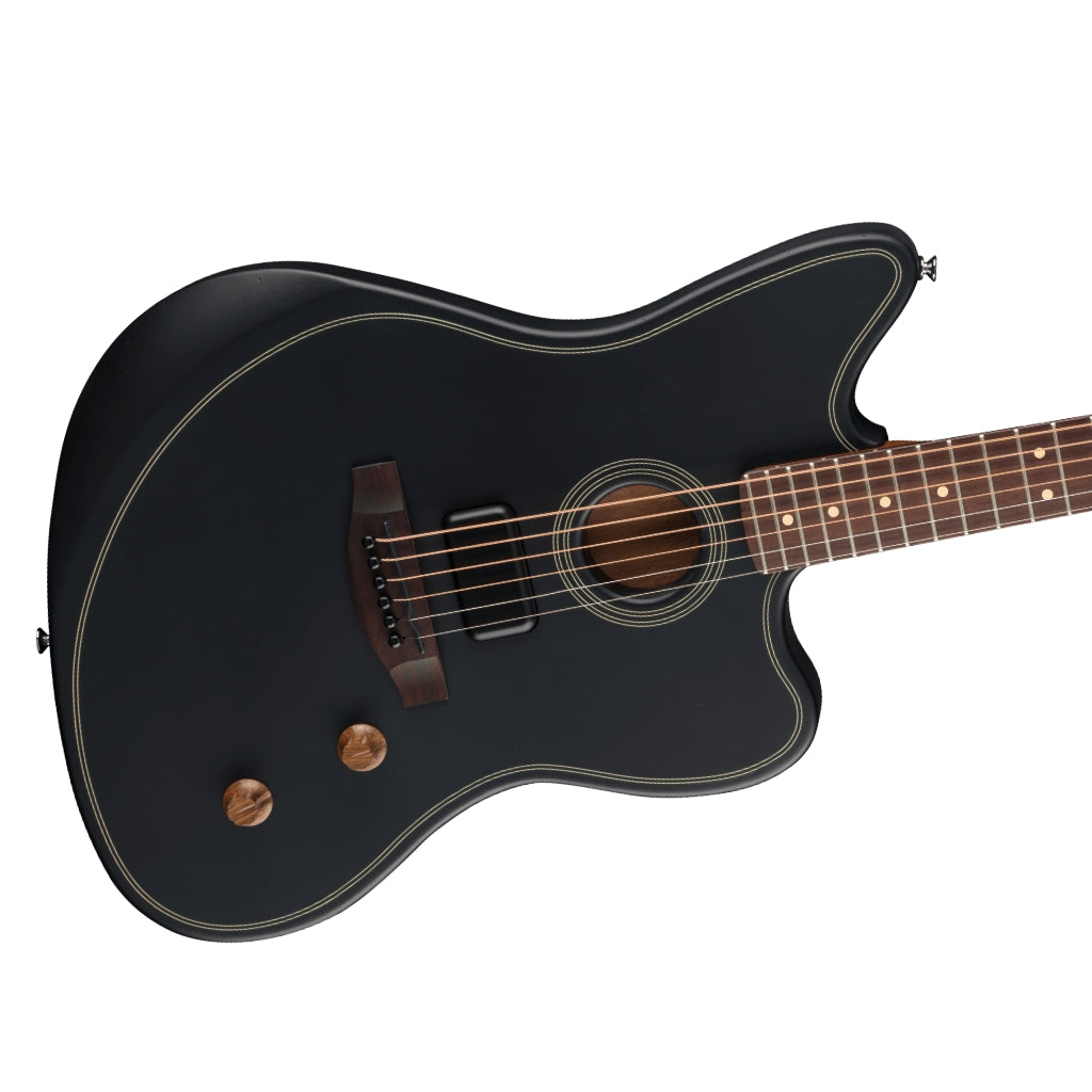 Fender - Acoustasonic Standard Jazzmaster Guitar - Black