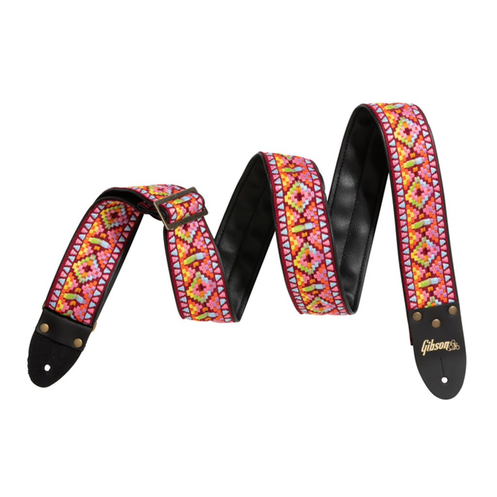 Gibson - Dog GTR Strap & Collar Set Pink SM - 7-27KG