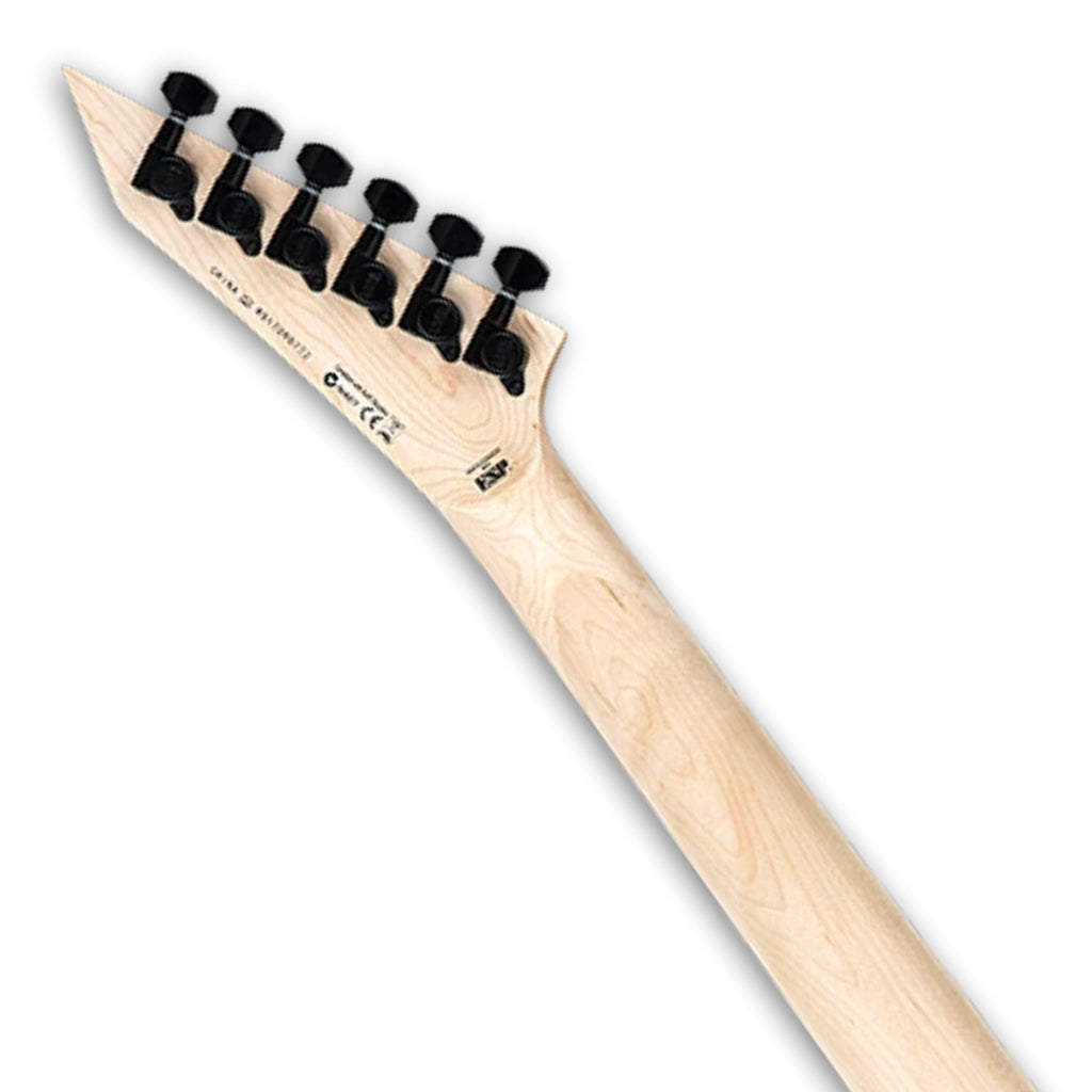 ESP LTD MH200QM NT Roasted Jatoba Fingerboard See Thru Black Cherry