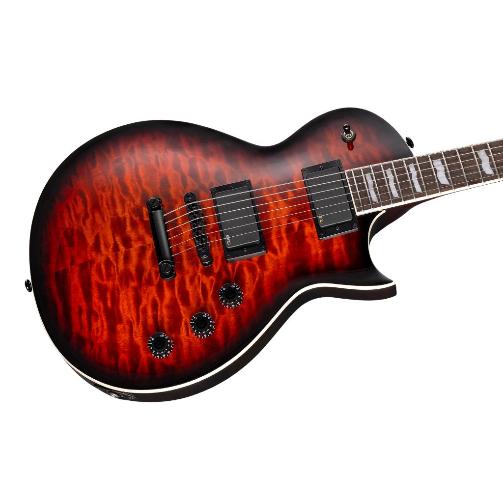 ESP LTD - Eclipse EC-400 Quilted Maple Electric Guitar - Vintage Burst