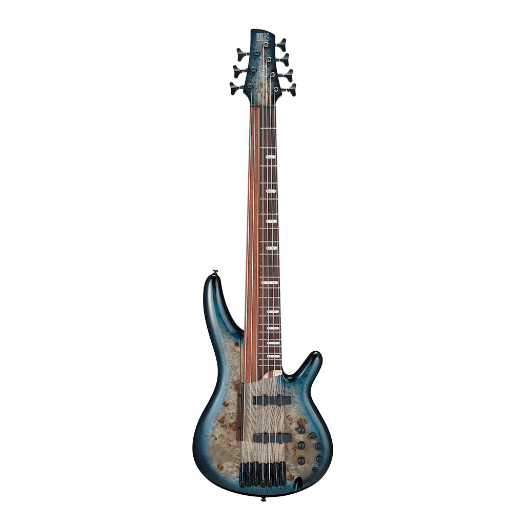 Ibanez SRAS7 Cosmic Blue Starburst 7 String Ashula Electric Bass