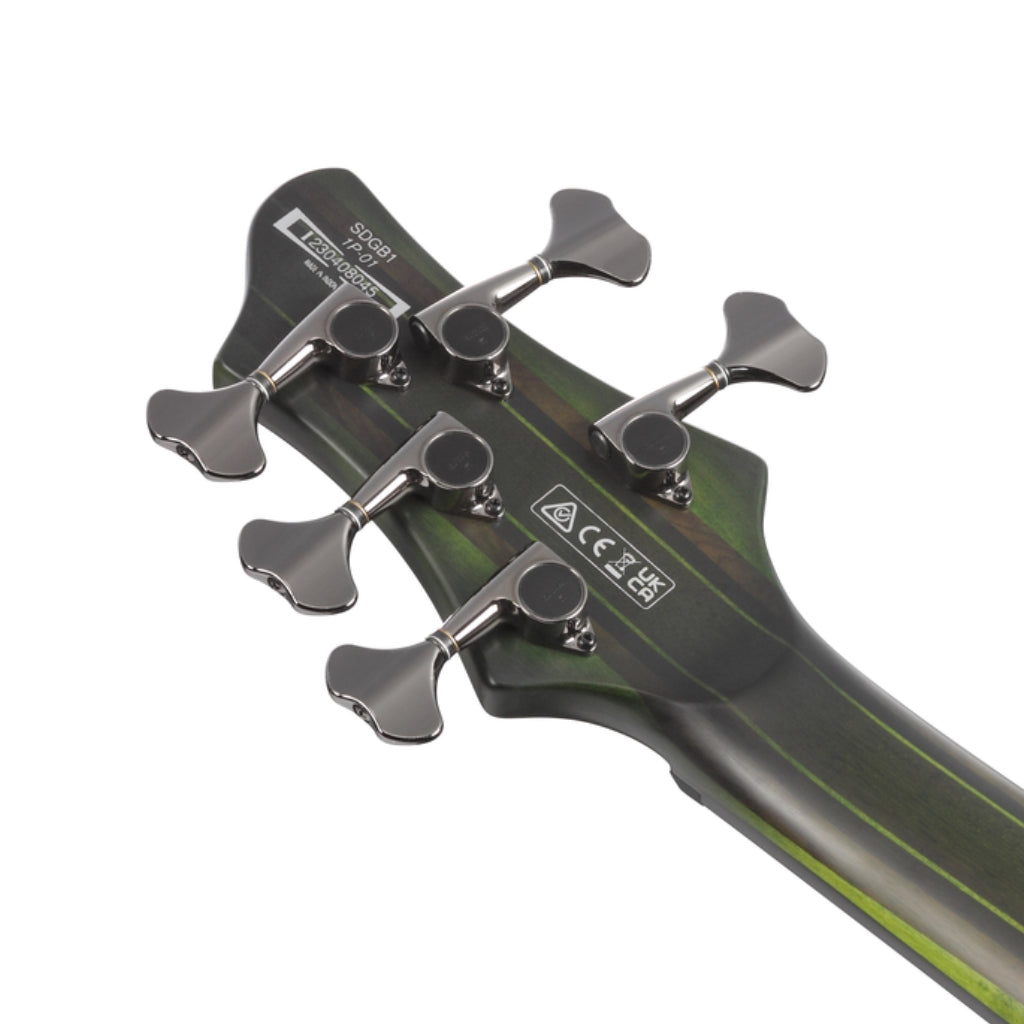 Ibanez - SDGB1DMT - 5 String Electric Bass Guitar Dark Moss Burst