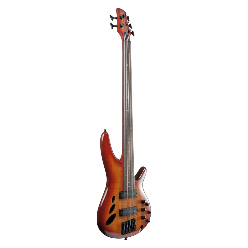 Ibanez - SRD905FBTL - 5 String Electric Bass Guitar Brown Topaz Burst Low Gloss