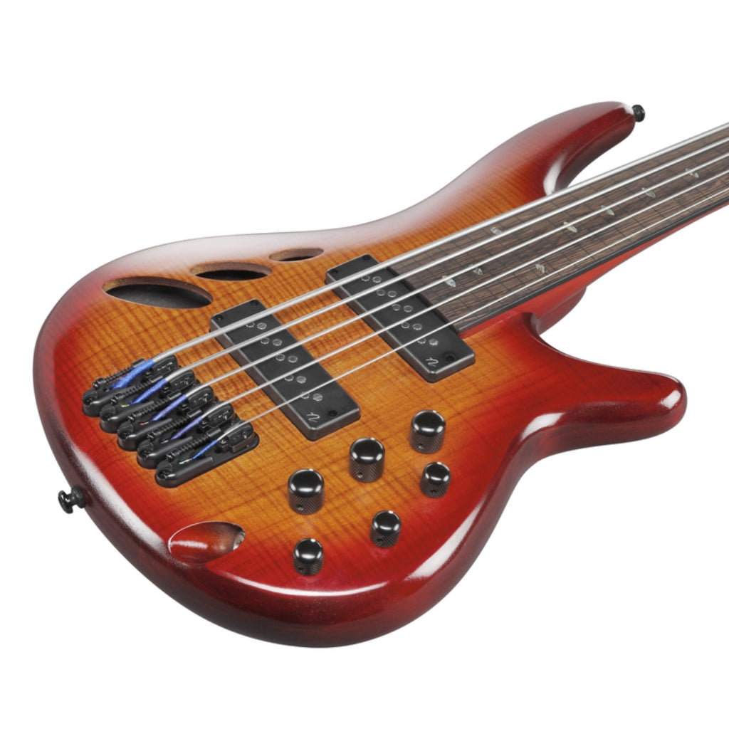 Ibanez - SRD905FBTL - 5 String Electric Bass Guitar Brown Topaz Burst Low Gloss