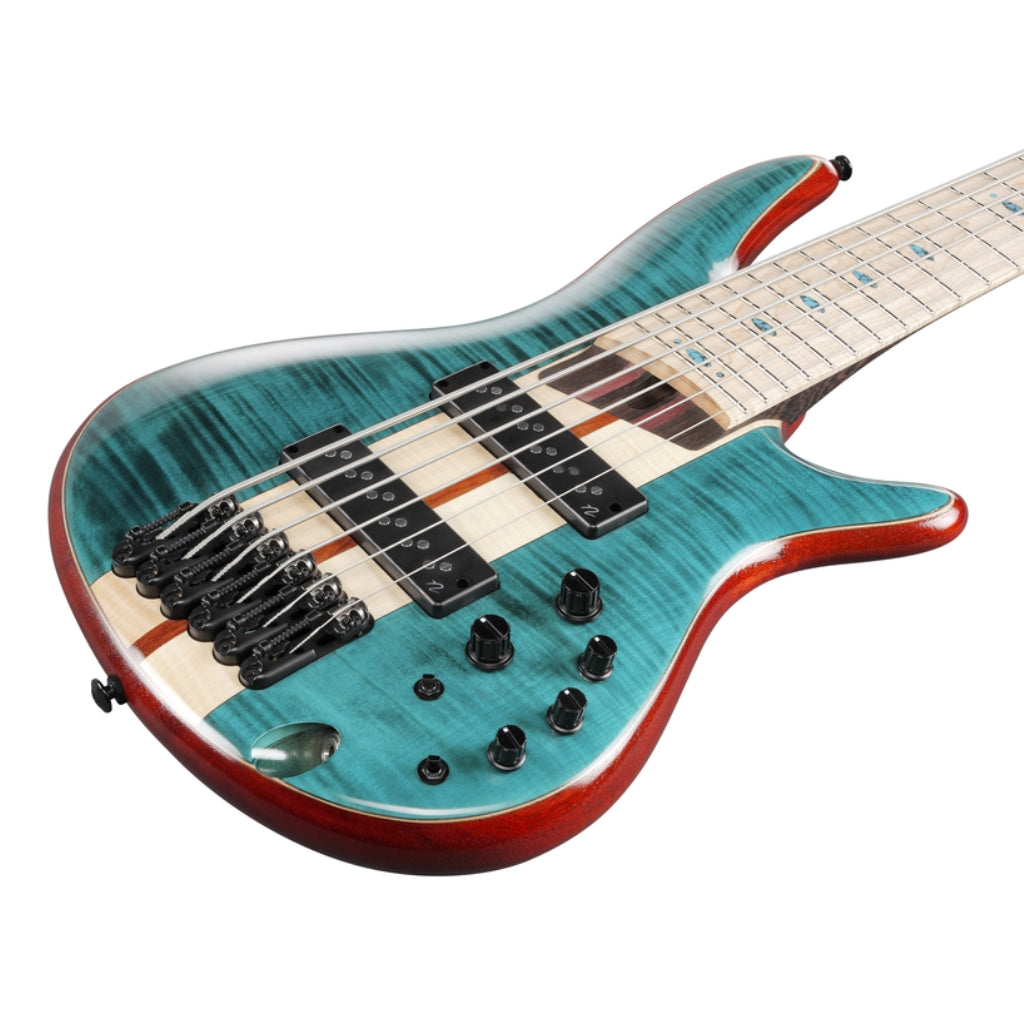 Ibanez - SR1426BCGL - 6 String Electric Bass Guitar Caribbean Green Low Gloss
