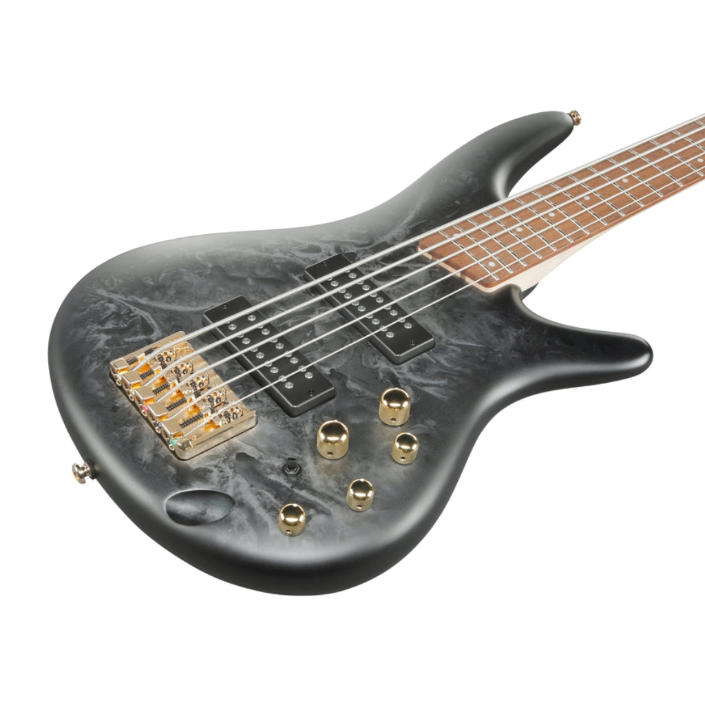 Ibanez - SR305EDXBZM - 5 String Electric Bass Guitar Black Ice Frozen Matte