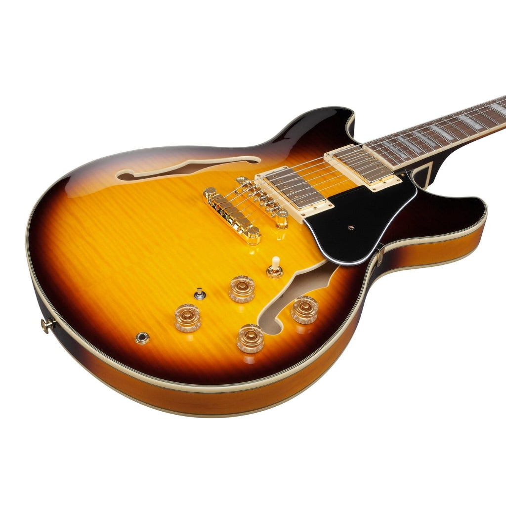 Ibanez JSM10EM John Scofield Signature Electric Guitar - Two Tone Burst