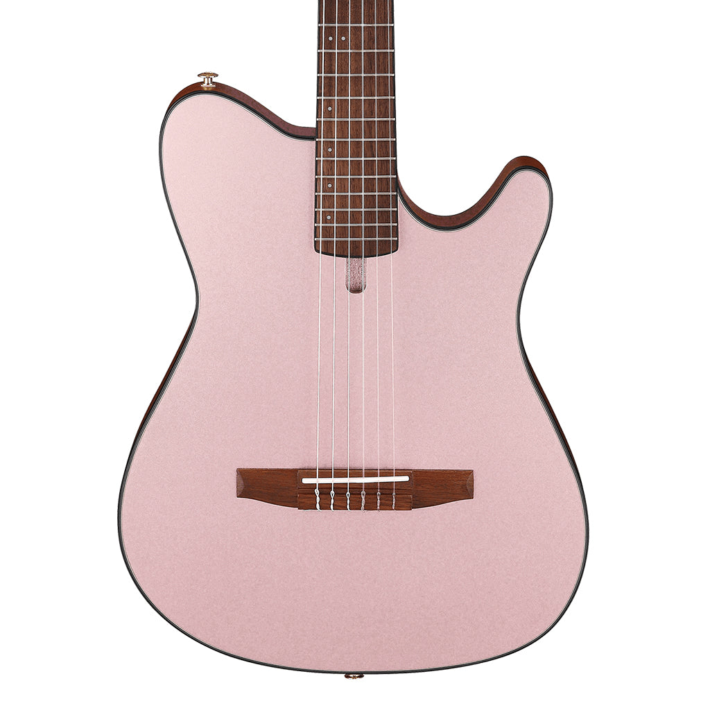Ibanez FRH10N Rose Gold Metallic Flat Nylon String Guitar