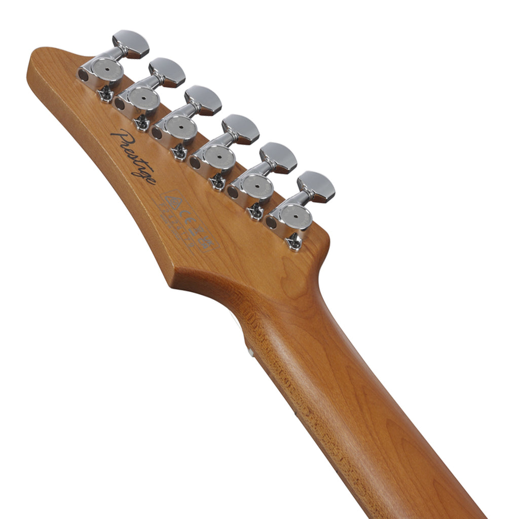 Ibanez AZ2204 Electric Guitar with Roasted Maple Fretboard and Case Pearl White