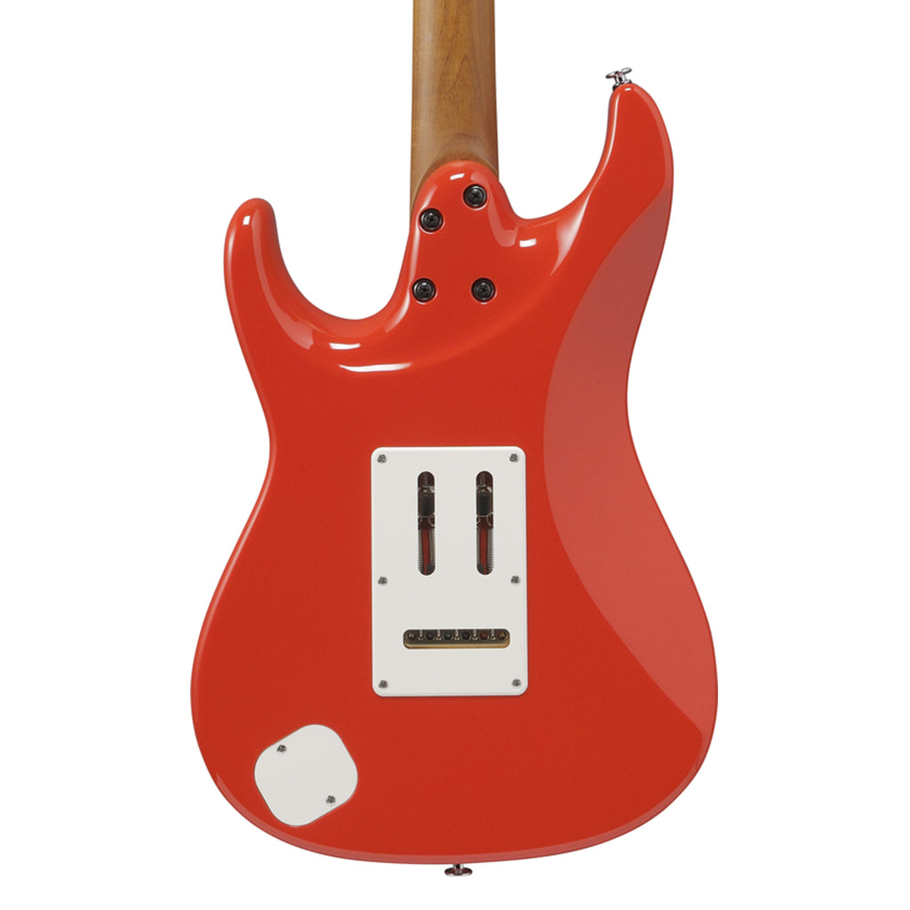 Ibanez AZ2204NW Electric Guitar with Rosewood Fretboard and Case Vermillion Red