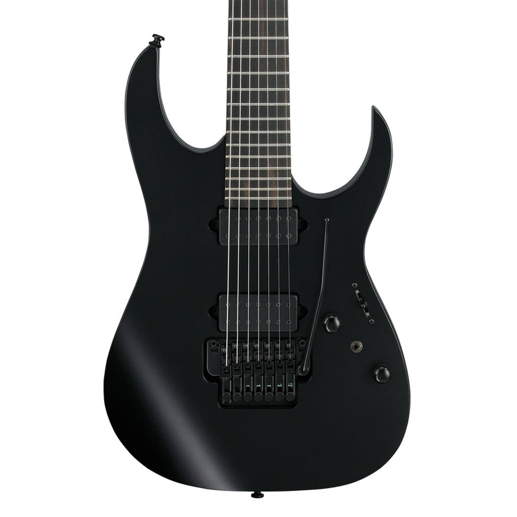 Ibanez RGRB720 7 String Electric Guitar with Ebony Fretboard Black Flat