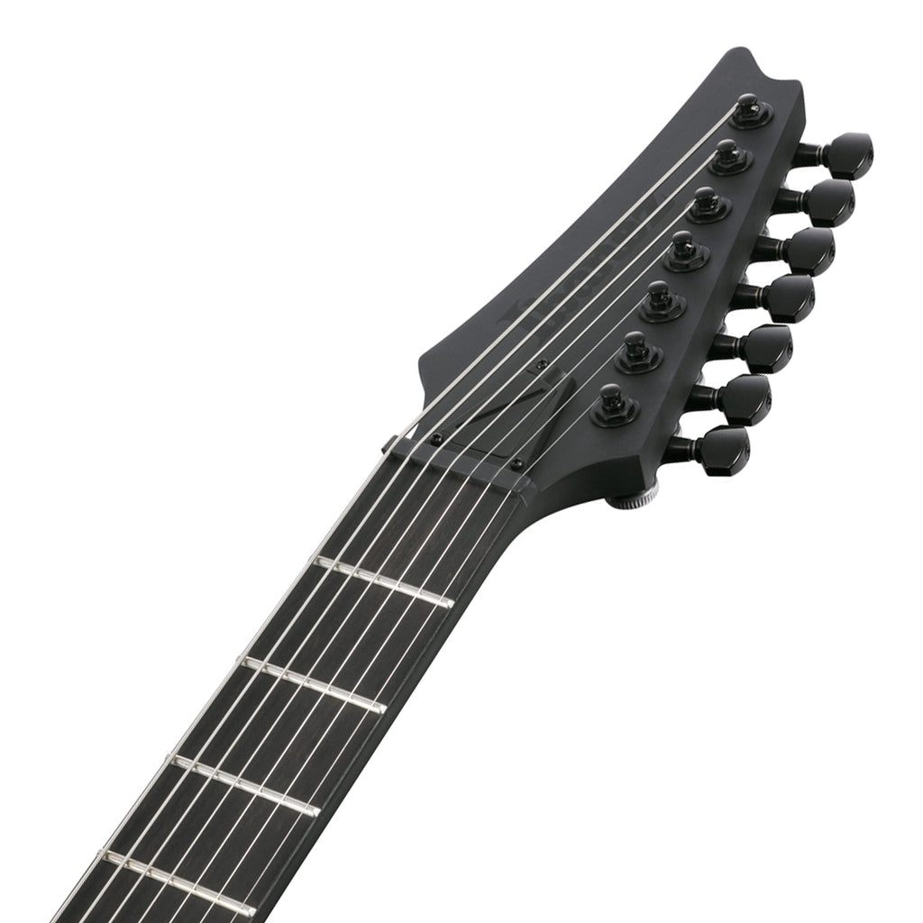Ibanez RGDRB71 7 String Electric Guitar with Nyatoh Body and Ebony Fretboard Black Flat