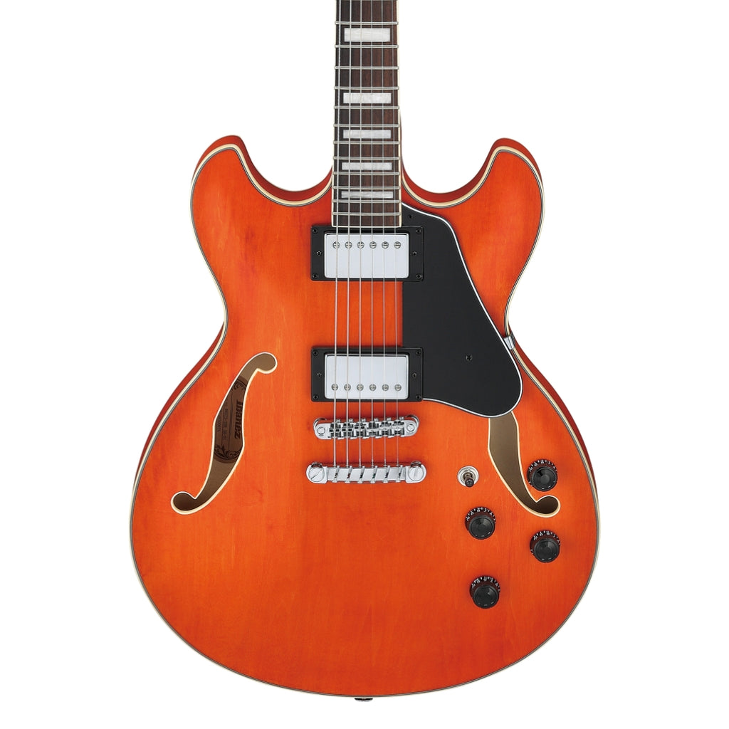 Ibanez - AS73T Electric Guitar - Transparent Tangerine Flat