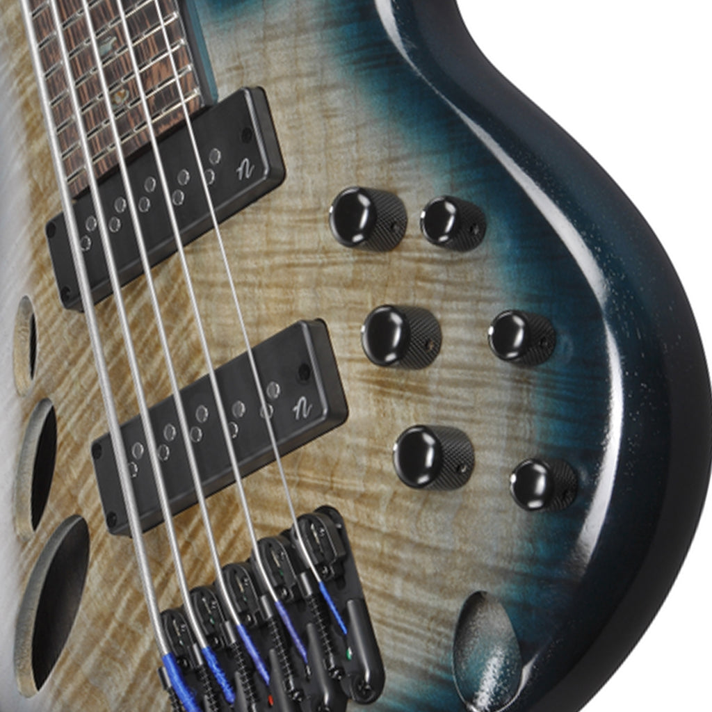 Ibanez SRD905 Cosmic Blue Starburst Low Gloss 5 String Electric Bass