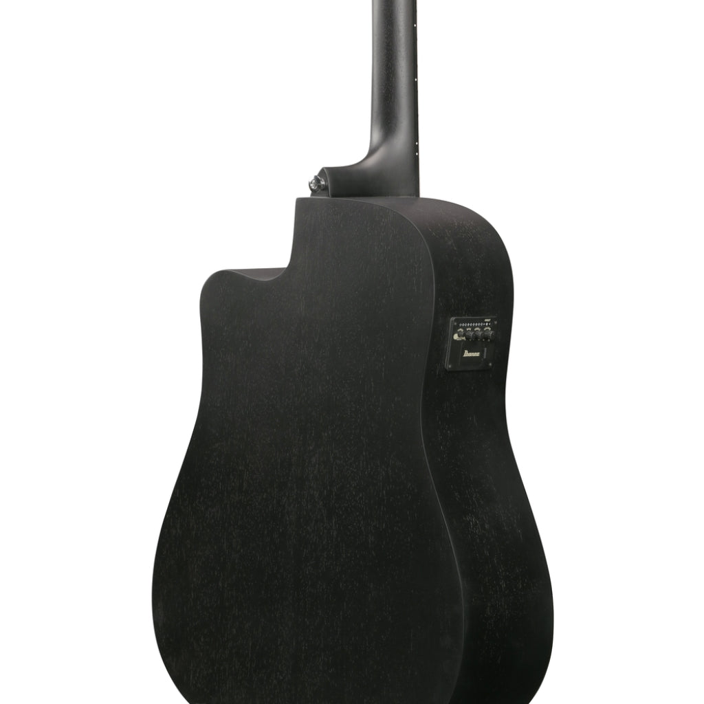 Ibanez - V44CE Acoustic Guitar - Weathered Black Open Pore