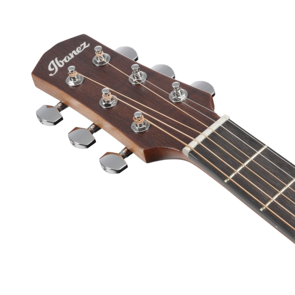 Ibanez - AAM50CE Open Pore Top, Natural Open Pore Back and Sides Acoustic Guitar - Sapphire Blue Burst