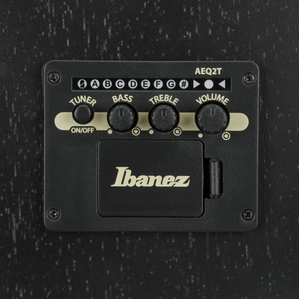 Ibanez - VC44CE Acoustic Guitar - Open Pore Weathered Black