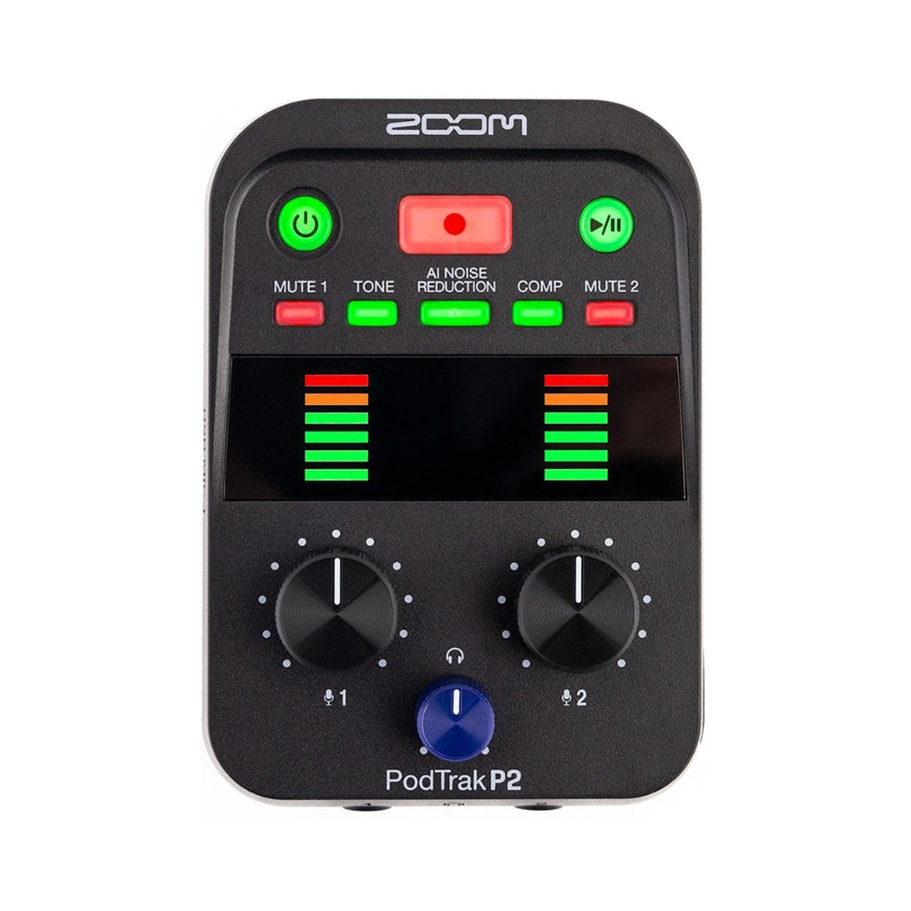 Zoom - PodTrak P2 - USB Mic Recorder