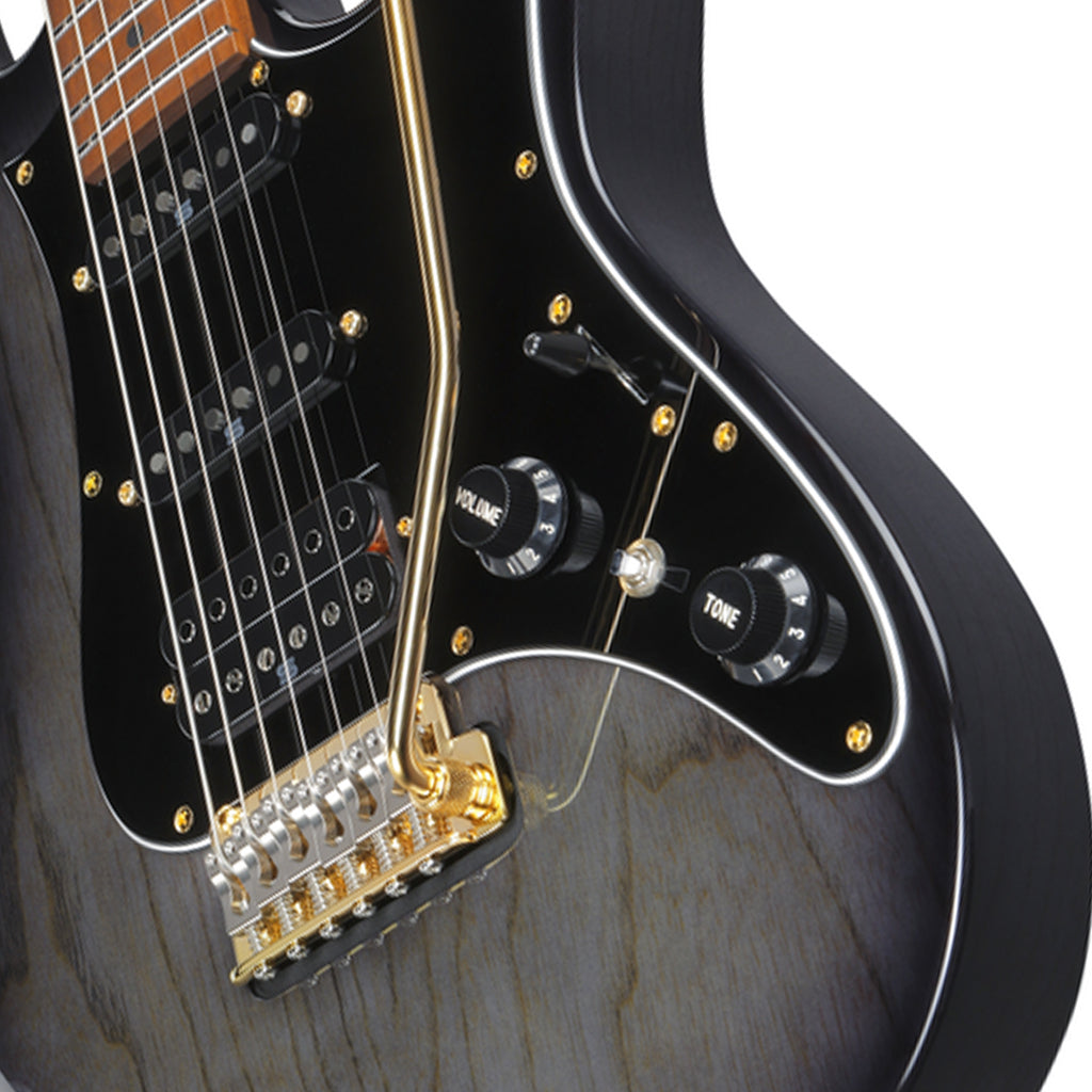 Ibanez AZ2204AG Electric Guitar - Transparent Gray Burst