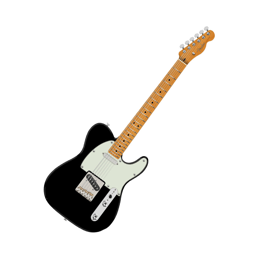 Fender American Professional Telecaster Maple Electric Guitar - Black